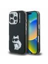 Karl Lagerfeld Karl Lagerfeld IML Aquarelle Choupette Zadní Kryt pro iPhone 16 Pro Max Black