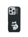 Karl Lagerfeld Karl Lagerfeld IML Aquarelle Choupette Zadní Kryt pro iPhone 16 Pro Max Black