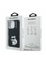 Karl Lagerfeld Karl Lagerfeld IML Aquarelle Choupette Zadní Kryt pro iPhone 16 Pro Max Black