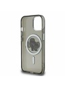 Karl Lagerfeld Karl Lagerfeld IML Glitter Karl and Choupette Sketch MagSafe Zadní Kryt pro iPhone 15 Black