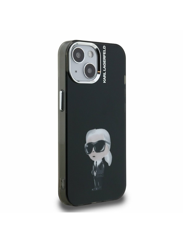 Karl Lagerfeld Karl Lagerfeld IML Aquarelle Karl Zadní Kryt pro iPhone 15 Black