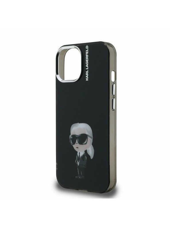 Karl Lagerfeld Karl Lagerfeld IML Aquarelle Karl Zadní Kryt pro iPhone 15 Black