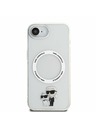 Karl Lagerfeld Karl Lagerfeld IML Karl and Choupette MagSafe Zadní Kryt pro iPhone 16e Transparent