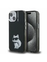 Karl Lagerfeld Karl Lagerfeld IML Aquarelle Choupette Zadní Kryt pro iPhone 15 Black