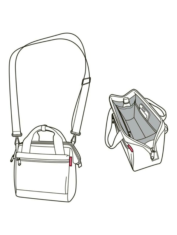 Reisenthel Kabelka Reisenthel Allrounder Cross Twist Silver