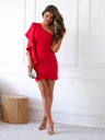 Edoti SHERI mini šaty - červené