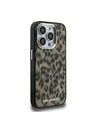Karl Lagerfeld Karl Lagerfeld IML Leopard MagSafe Zadní Kryt pro iPhone 15 Pro Max Brown