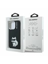 Karl Lagerfeld Karl Lagerfeld IML Aquarelle Choupette Zadní Kryt pro iPhone 15 Pro Black