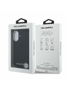 Karl Lagerfeld Karl Lagerfeld Grained PU Repeated Logo MagSafe Zadní Kryt pro iPhone 16 Black