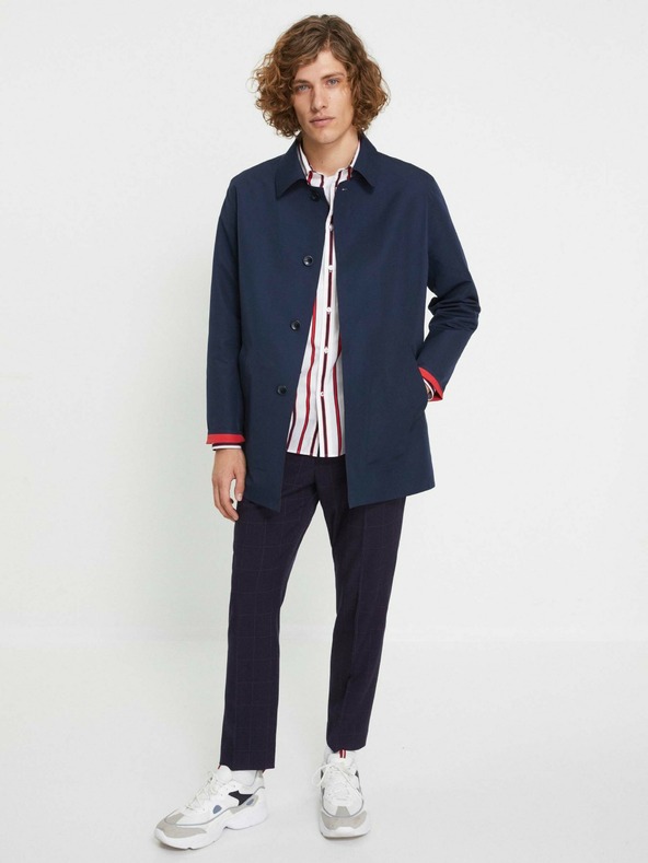 Celio Tmavě modrý pánský kabát Celio Nulaser