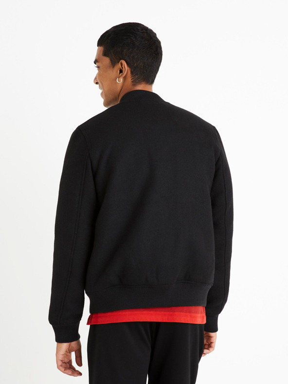 Celio Černý pánský bomber Celio Cubeauty