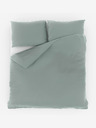 Kvalitex Francouzské mušelínové povlečení 220x200, 70x90cm světle zelené Kvalitex