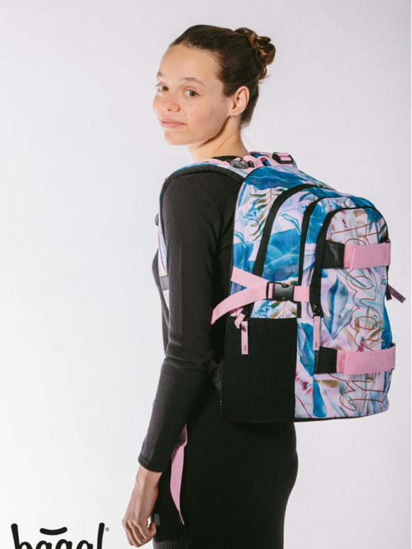 BAAGL  BAAGL 3 SET Skate Leafs: batoh, penál, sáček BAAGL