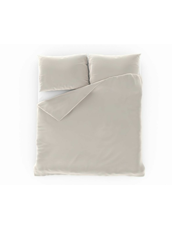 Kvalitex Saténové povlečení Luxury Collection 140x200, 70x90cm bílé Kvalitex