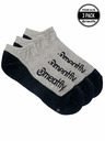 Meatfly Meatfly ponožky Boot Triple pack Grey | Šedá | Velikost