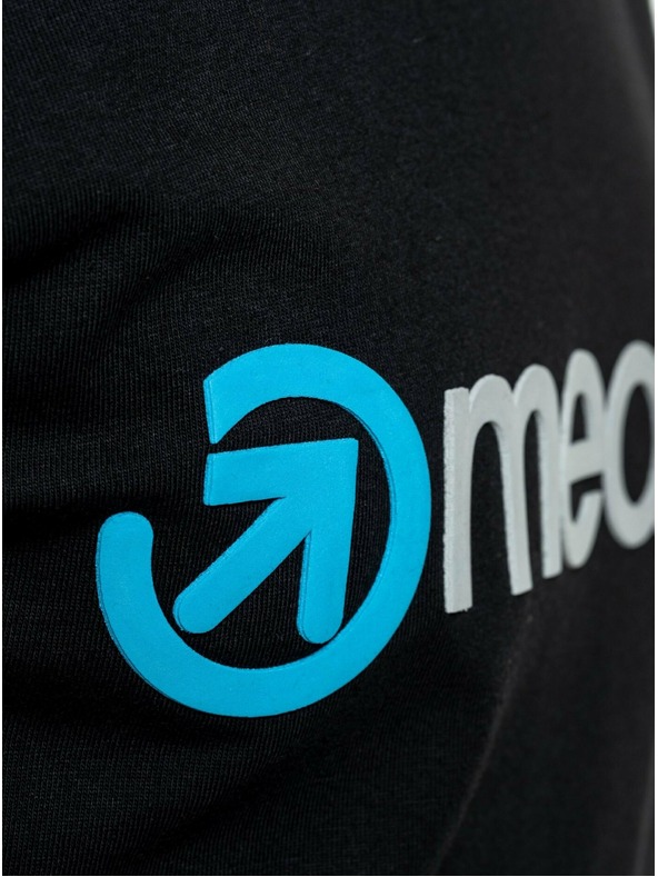 Meatfly Meatfly pánské tričko Joe Grey/Black | Černá | Velikost S | 100% bavlna