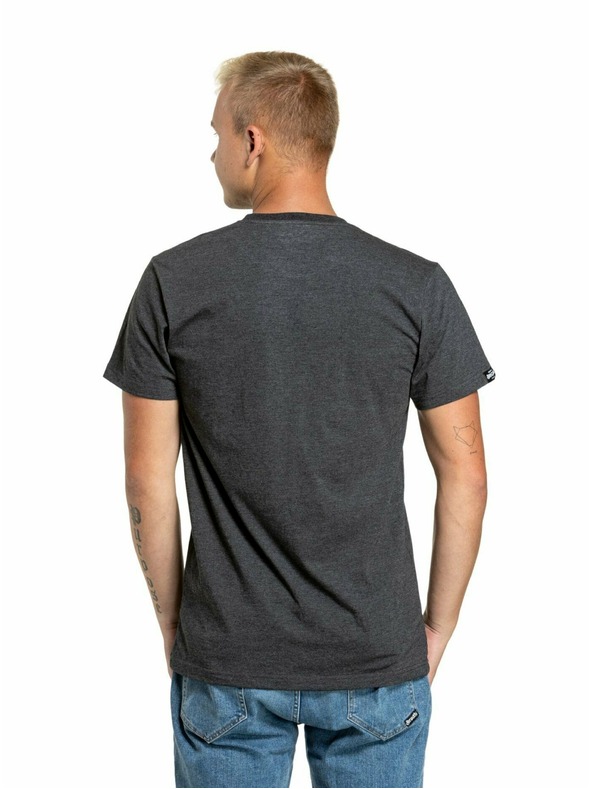 Meatfly Meatfly balení pánských triček MF Logo Multipack Charcoal Heather/Olive/Navy Heather | Šedá