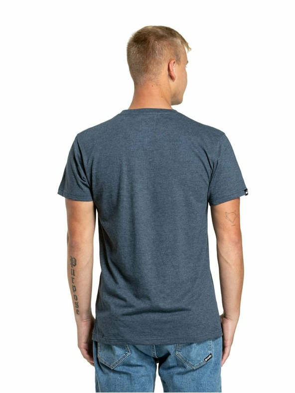 Meatfly Meatfly balení pánských triček MF Logo Multipack Charcoal Heather/Olive/Navy Heather | Šedá