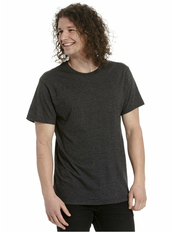 Meatfly Meatfly balení pánských triček Basic Multipack Charcoal Heather/Olive/Navy Heather | Šedá | Velikost