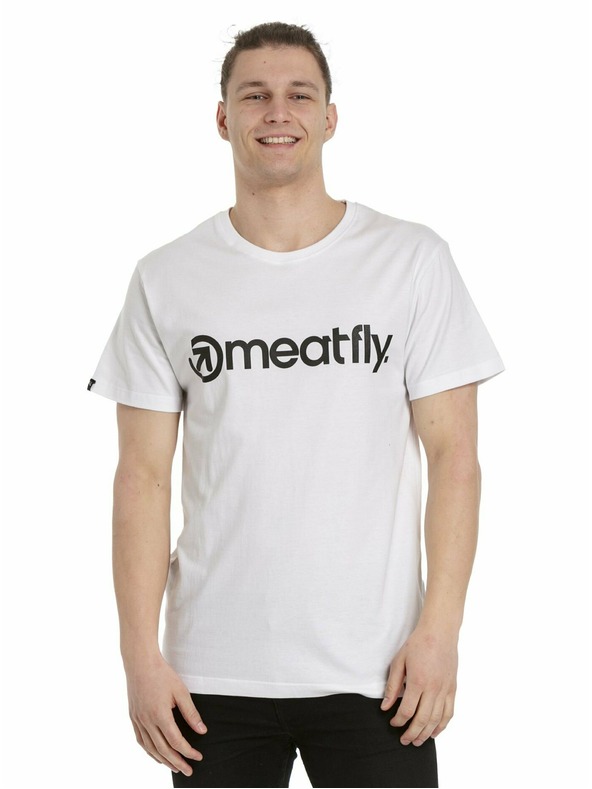 Meatfly Meatfly balení pánských triček MF Logo Multipack Black/Charcoal Heather/White | Černá | Velikost