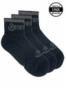 Meatfly Meatfly ponožky Middle Triple pack Black | Černá | Velikost