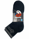 Meatfly Meatfly ponožky Middle Triple pack Black | Černá | Velikost