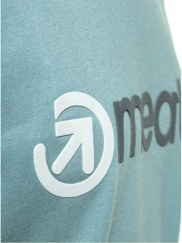 Meatfly Meatfly pánské tričko Joe Dusty Mint | Modrá | Velikost M | 100% bavlna