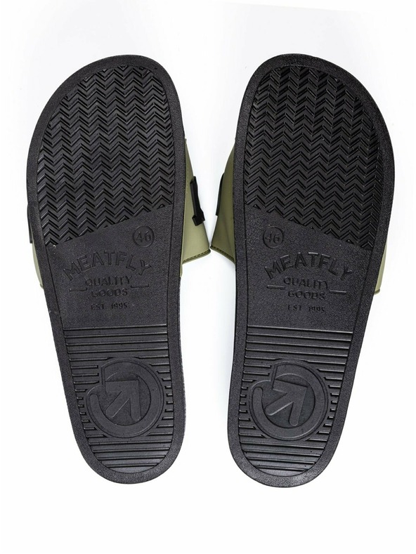 Meatfly Meatfly pánské pantofle Hudson 3D Olive | Zelená | Velikost