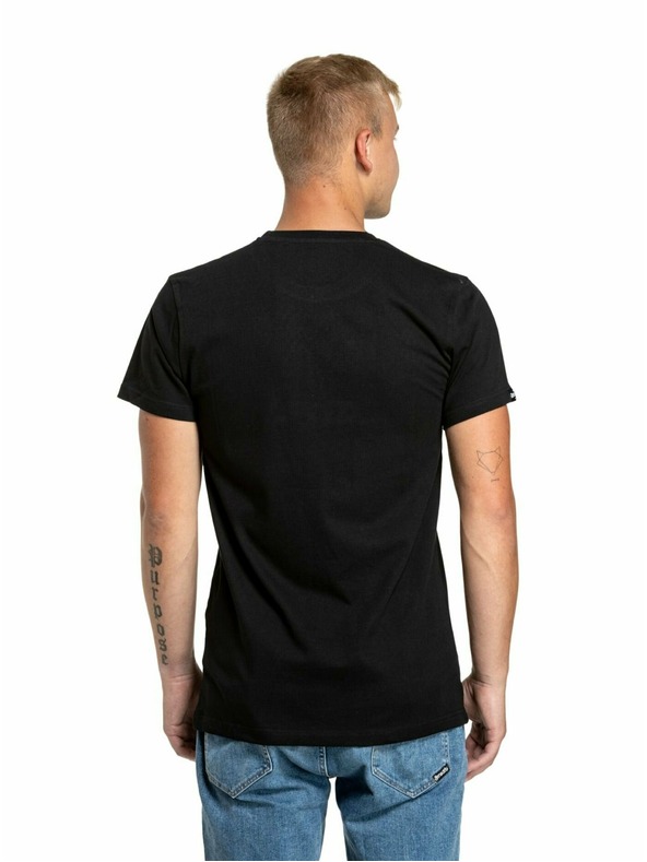 Meatfly Meatfly pánské tričko Logex Grey/Black | Šedá | Velikost S | 100% bavlna