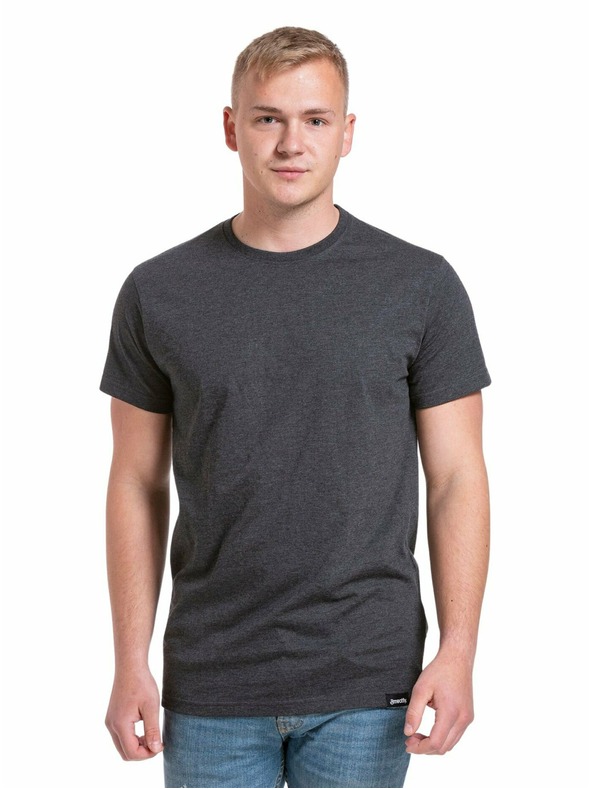 Meatfly Meatfly balení pánských triček Basic Multipack Black/Charcoal Heather/White | Černá | Velikost