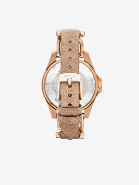 Fossil Růžovozlaté dámské hodinky Fossil Riley
