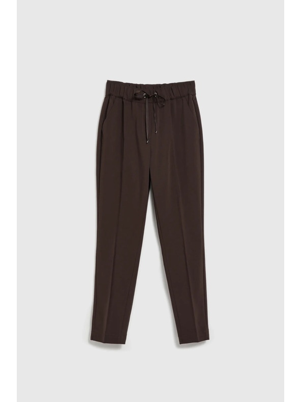 Moodo Dámské kalhoty hnědé