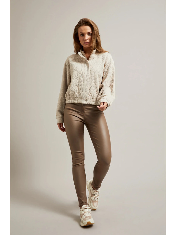 Moodo Dámské kalhoty kávové