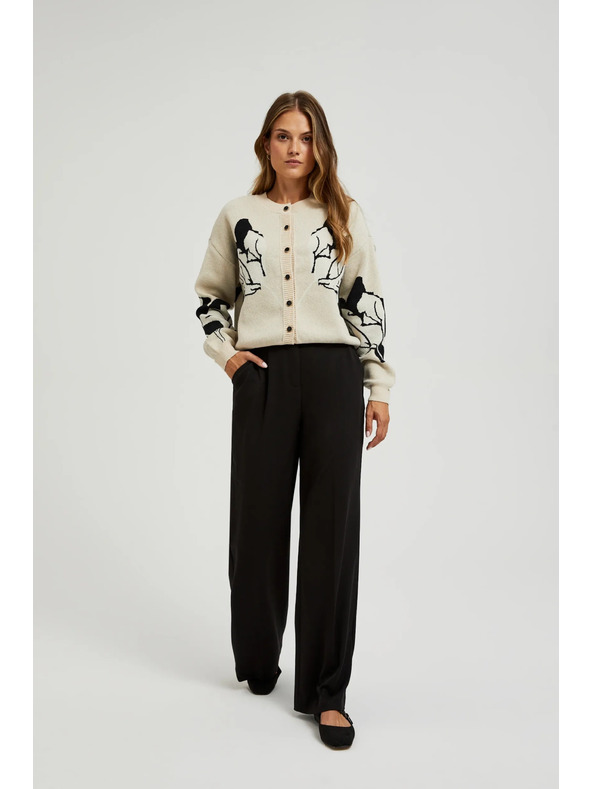 Moodo Dámské kalhoty černé