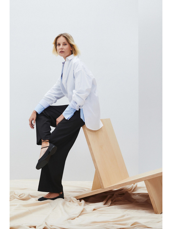 Moodo Dámské kalhoty černé