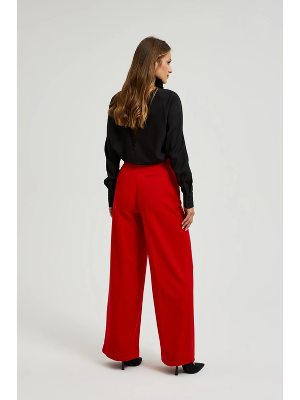 Moodo Dámské kalhoty červené