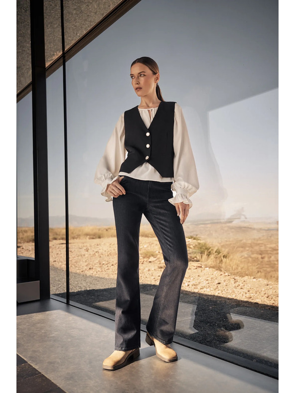 Moodo Dámské džíny Tmavě modrá