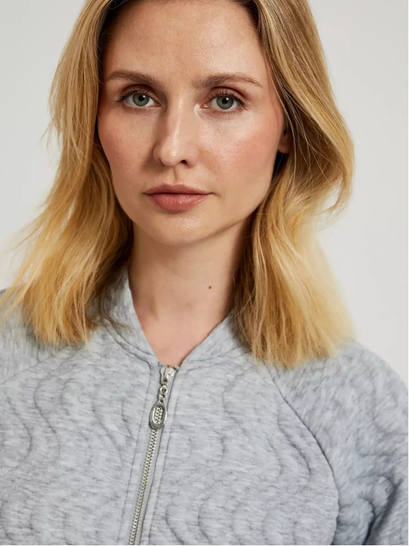 Moodo Dámská mikina světle šedá