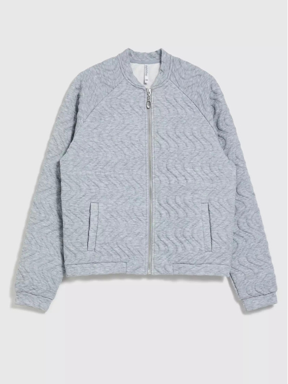 Moodo Dámská mikina světle šedá