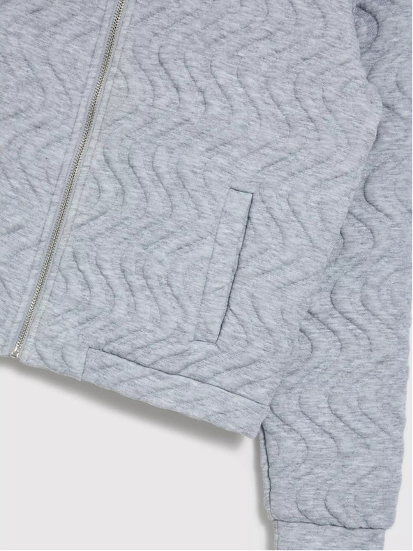 Moodo Dámská mikina světle šedá