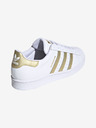adidas Originals Zlato-bílé dámské kožené tenisky adidas Originals Superstar