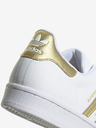 adidas Originals Zlato-bílé dámské kožené tenisky adidas Originals Superstar
