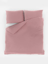 Kvalitex Francouzské mušelínové povlečení 220x200, 70x90cm růžové Kvalitex