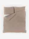 Kvalitex Francouzské mušelínové povlečení 220x200, 70x90cm béžové Kvalitex