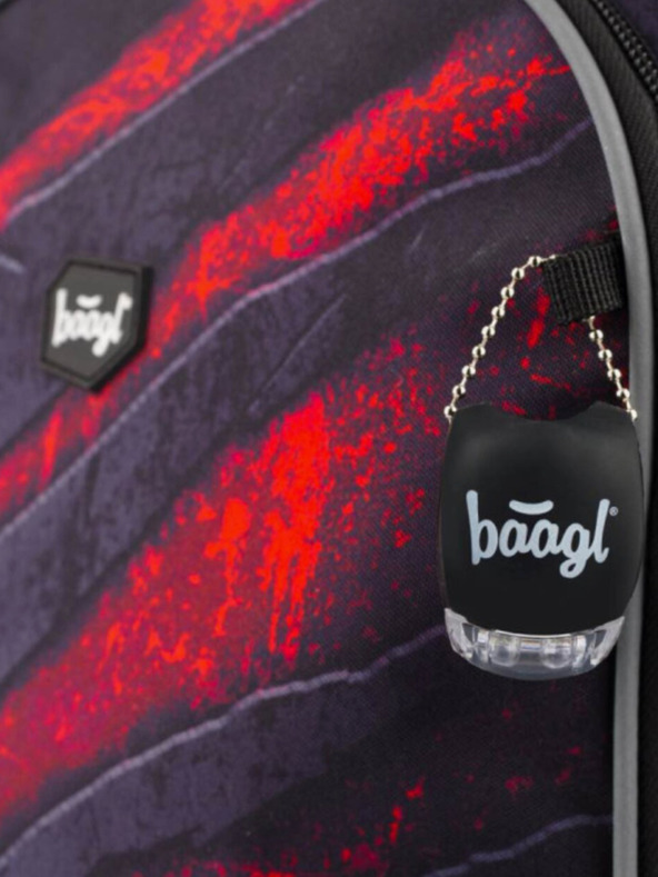 BAAGL  Šedý 3 set core láva: batoh, penál, sáček Baagl