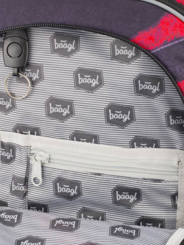 BAAGL  Šedý 3 set core láva: batoh, penál, sáček Baagl