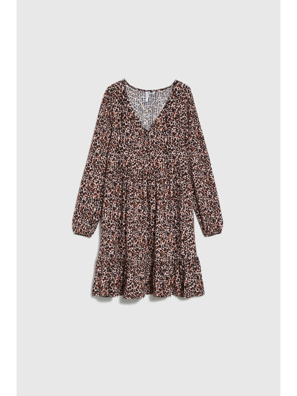 Moodo Volné vzorované šaty Moodo
