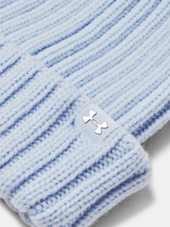 Under Armour Čepice Under Armour W Halftime Pom Beanie-BLU