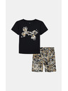 Under Armour Dívčí set Under Armour UA PRINTED BIKE SHORT SET-BLK