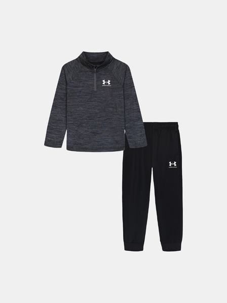 Under Armour Chlapecký set Under Armour UA TWIST 1/4 ZIP TECH SET-GRY